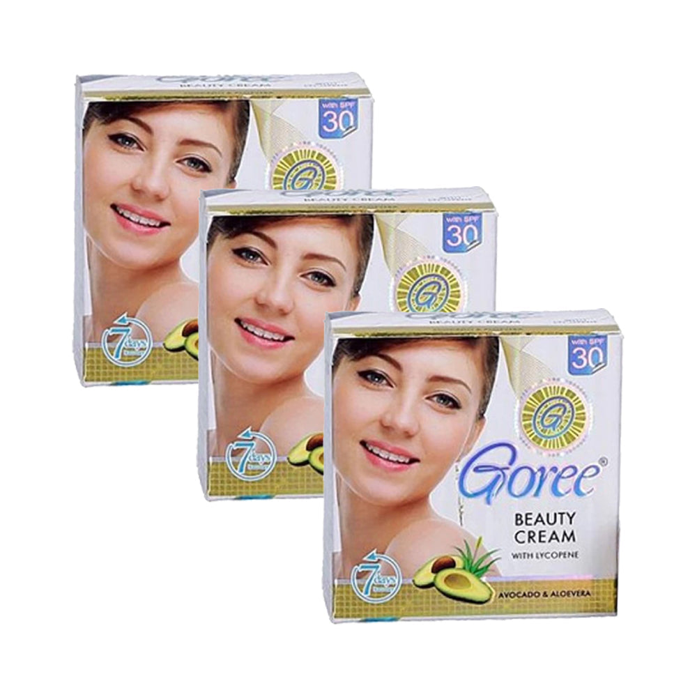 Goree Beauty Cream for Skin Whitening (Pack of 3)